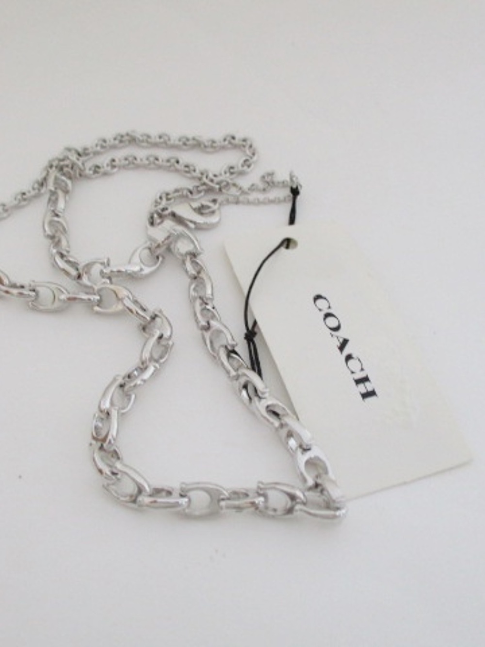 COACH - Silver Tone Necklace